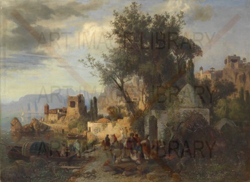 Image no. 3757: Evening by the Kura River ... (Paul Von Franken), code=S, ord=0, date=1865