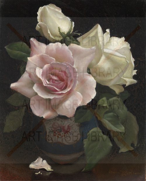 Image no. 3767: Three Roses in a Vase (Irene Klestova), code=S, ord=0, date=-