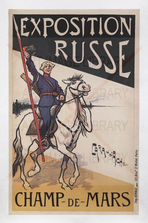 Image no. 3770: A Poster `Exposition russe` (Caran D`Ache), code=S, ord=0, date=late 19th century
