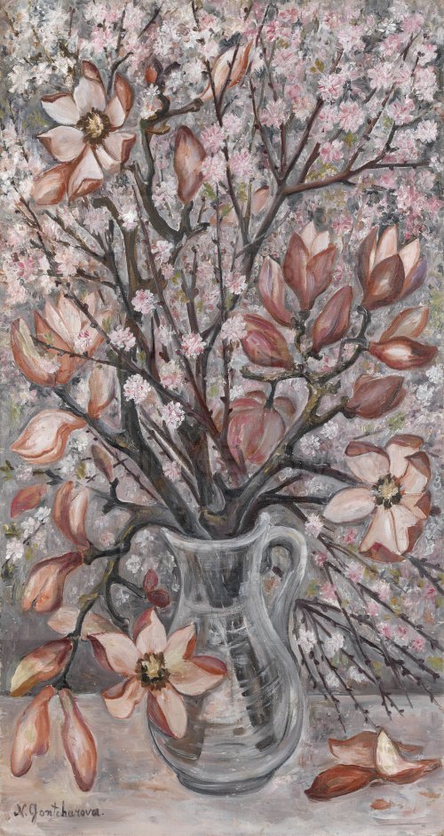 Image no. 3796: Still Life with Magnolias. (Natalia Goncharova), code=S, ord=0, date=mid 20th century
