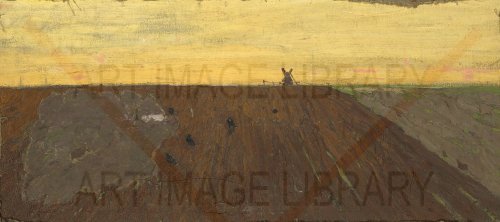 Image no. 3801: Corn Field and Ploughed Field (Aleksandr Gerasimov), code=S, ord=0, date=mid 20th century