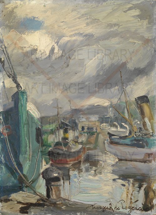 Image no. 3803: View of a Harbour. (Georges Pogedaieff), code=S, ord=0, date=-