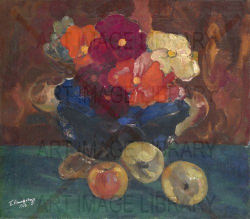 Image no. 3808: Still Life with Flowers an... (Boris Anisfield), code=S, ord=0, date=1916