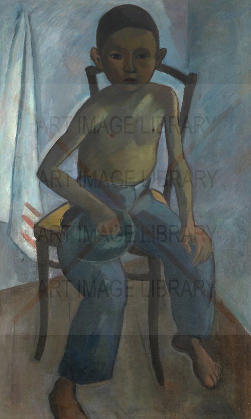 Image no. 3812: Boy with a Cap, Sitting on... (Robert Falk), code=S, ord=0, date=1910