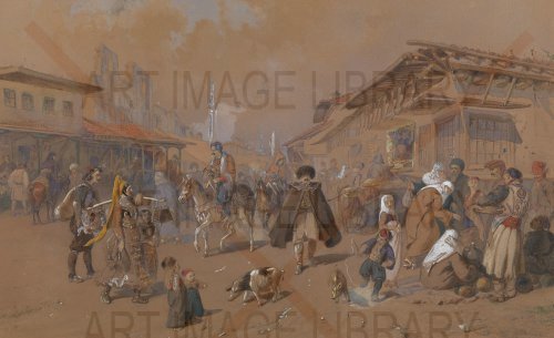 Image no. 3826: An Oriental Bazaar. (Mikhail Zichy), code=S, ord=0, date=1867