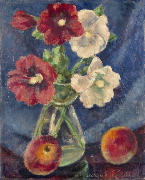 Image no. 3829: Still Life with Hollyhocks... (Georges Pogedaieff), code=S, ord=0, date=1966