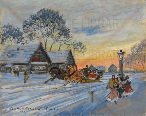 Image no. 3832: Ushakovo-Ostrivno in Tver ... (Konstantin Korovin), code=S, ord=0, date=1912