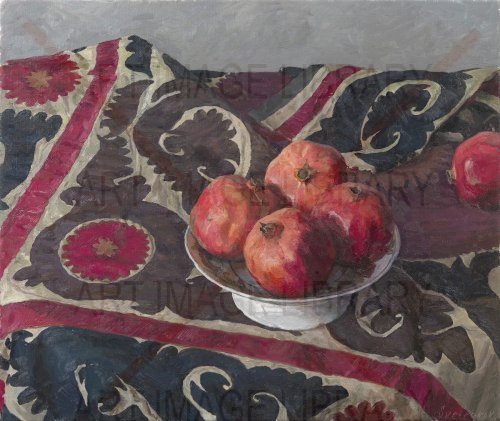 Image no. 3602: Still Life with Pomegranates (Sergey Svetlakov), code=S, ord=0, date=late 20th century