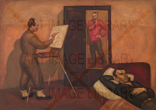 Image no. 3536: Three Artists (Viktor Popkov), code=S, ord=0, date=1962