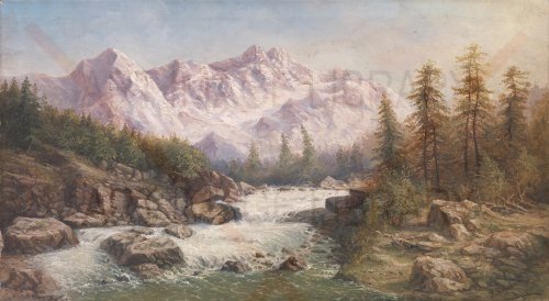 Image no. 3620: Mountain Landscape with a ... (Ilya Zankovsky), code=S, ord=0, date=late 19th century