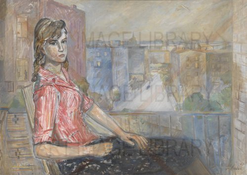 Image no. 3636: Girl on the Balcony (Alexander Labas), code=S, ord=0, date=1963