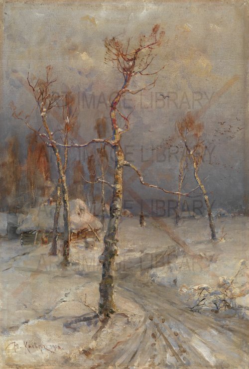 Image no. 3648: Wintry Village (Yuli Yulievich Klever), code=S, ord=0, date=1910