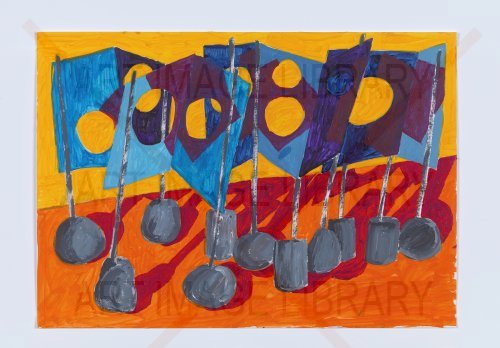 Image no. 4920: 3 drawing for ‘industria... (Phyllida Barlow), code=S, ord=0, date=2020