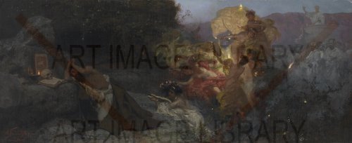 Image no. 3838: The Temptation of St Jerome (Genrikh Semiradsky), code=S, ord=0, date=late 19th century