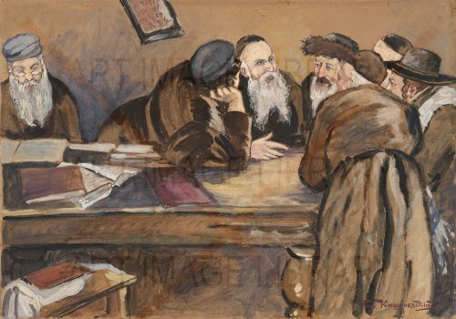 Image no. 3844: Meeting of the Elders (Solomon Kishinevsky), code=S, ord=0, date=early 20th century