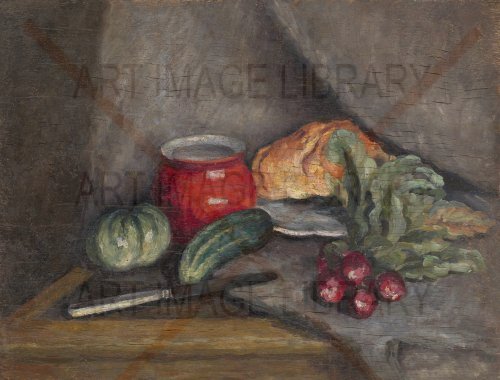 Image no. 3849: Still Life With Vegetables (Ilya Mashkov), code=S, ord=0, date=early 20th century