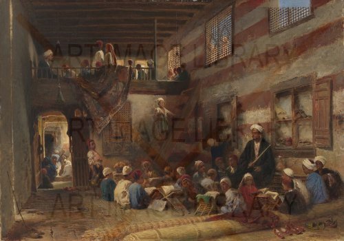 Image no. 3851: School in Cairo (Konstantin Makovsky), code=S, ord=0, date=early 20th century