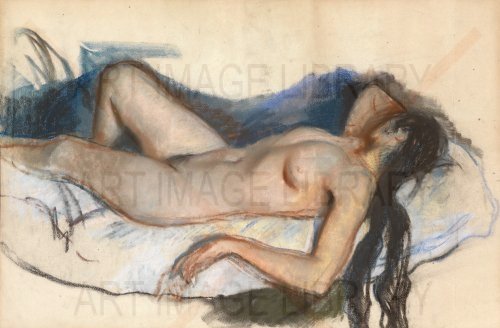 Image no. 3876: Reclining Nude and Neskuchnoe (Zinaida Serebriakova), code=S, ord=0, date=mid 20th century