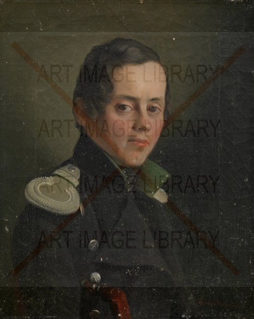 Image no. 3889: Portrait of a Young Officer (Fedor Tulov), code=S, ord=0, date=1841