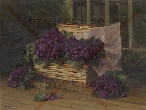 Image no. 3915: Still Life with Violets (Iosif Krachkovsky), code=S, ord=0, date=1902