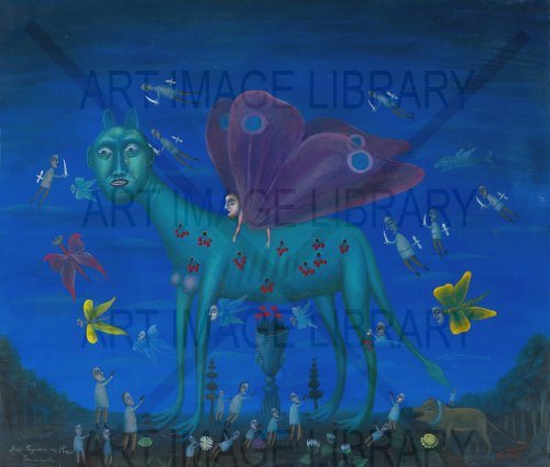 Image no. 3923: Green Butterfly Sphinx (Leonid Purygin), code=S, ord=0, date=late 20th century