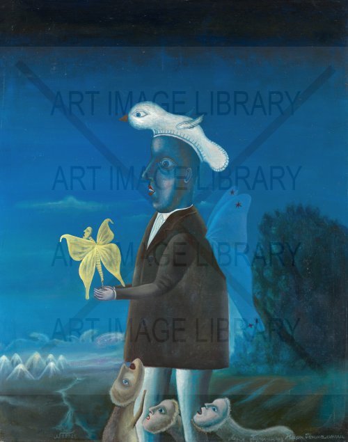 Image no. 3924: Butterfly Man with a Bird Hat (Leonid Purygin), code=S, ord=0, date=late 20th century
