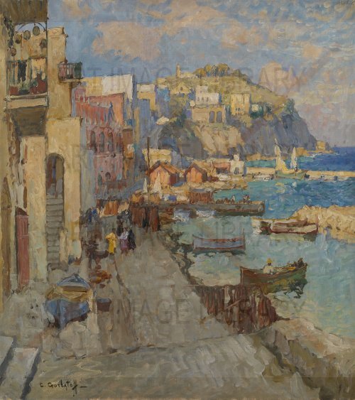 Image no. 3933: Fishing Village on Capri (Konstantin Gorbatov), code=S, ord=0, date=early 20th century