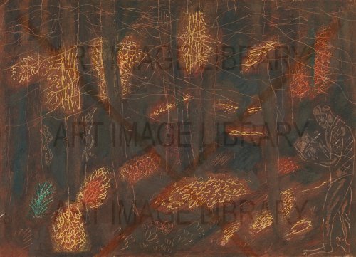 Image no. 3939: Artist in Moravian Forest (Viktor Popkov), code=S, ord=0, date=1967