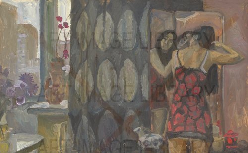 Image no. 3944: The Artist`s Wife in Front... (Viktor Popkov), code=S, ord=0, date=1973