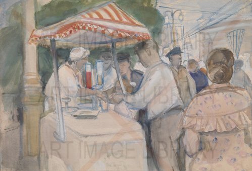 Image no. 3970: At the Soda Water Stall (Nikolai Borisovich Terpsikhorov), code=S, ord=0, date=mid 20th century