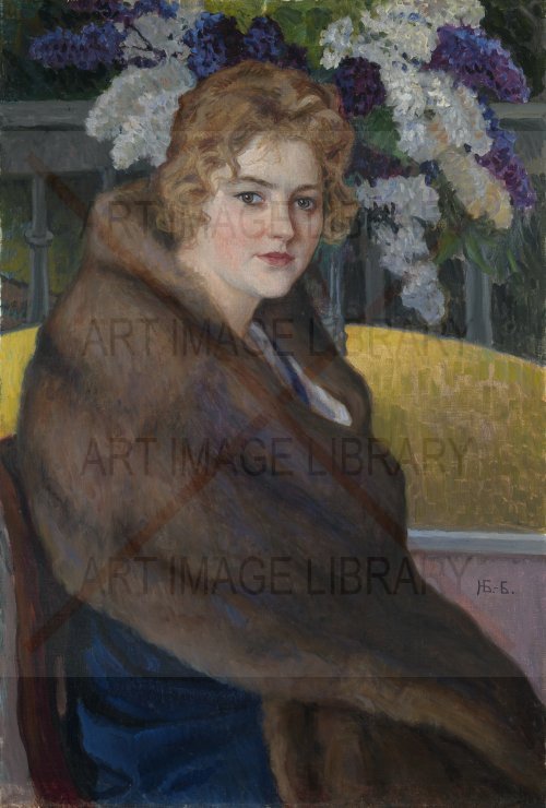 Image no. 3972: Portrait of Maria Emelianova (Nikolay Bogdanov-Belsky, Nikolay Petrovich Bogdanov-Belsky), code=S, ord=0, date=early 20th century