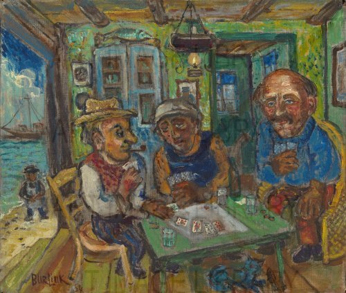 Image no. 4008: Card Players (David Burliuk), code=S, ord=0, date=1954