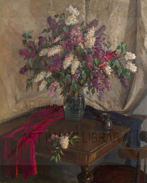 Image no. 4012: Still Life with Lilacs (Aleksandr Gerasimov), code=S, ord=0, date=mid 20th century