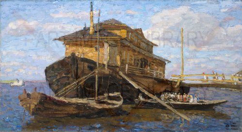 Image no. 4015: On the Volga River (Sergei Tkachev), code=S, ord=0, date=1964