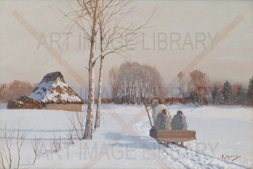 Image no. 3560: Winter Road (Andrei Egorov), code=S, ord=0, date=early 20th century