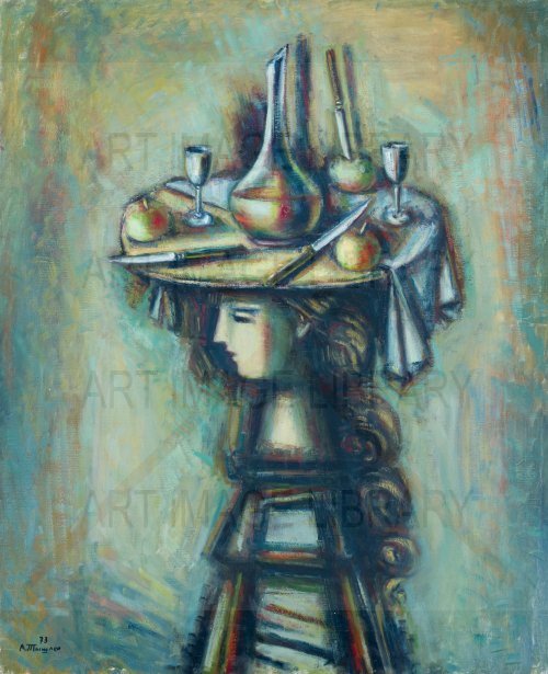 Image no. 4121: Girl in a Hat with a Still... (Alexander Tyshler), code=S, ord=0, date=1973