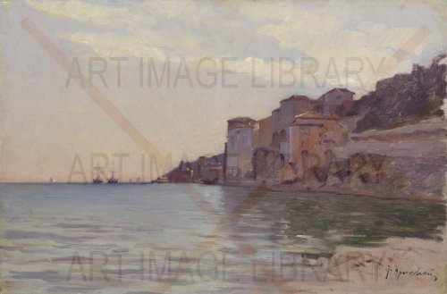 Image no. 4122: By the Italian Seacoast (Iosif Evstafevich Krachkovsky), code=S, ord=0, date=mid 20th century