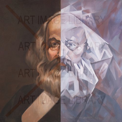 Image no. 4131: Karl Marx and Cornucopia, ... (Vitaly Komar and Alexander Melamid), code=S, ord=0, date=1982