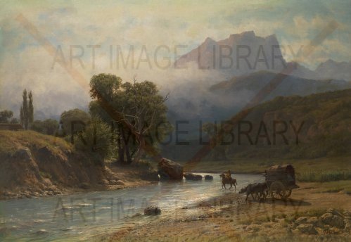 Image no. 4157: Crossing the River in the ... (Lev Lagorio), code=S, ord=0, date=late 19th century