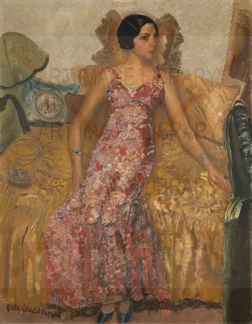 Image no. 4159: Portrait of Selma Alexander (Boris Grigoriev), code=S, ord=0, date=early 20th century