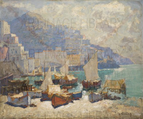 Image no. 4174: View of Amalfi (Konstantin Gorbatov), code=S, ord=0, date=early 20th century