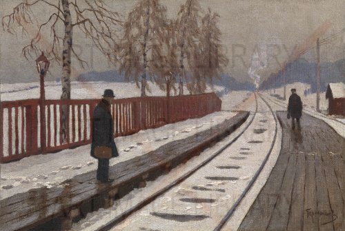 Image no. 4196: Winter Street Scene and On... (Mikhail Germashev), code=S, ord=0, date=early 20th century