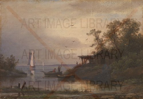 Image no. 4197: Fishermen in the Harbour (Gine Alexander Vasiliev), code=S, ord=0, date=mid 19th century