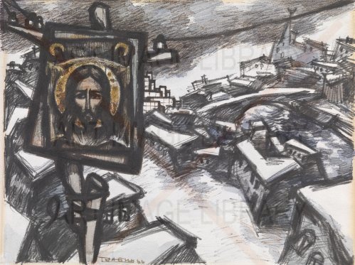 Image no. 4200: Icon above Lianozovo (Oscar Rabin), code=S, ord=0, date=1966