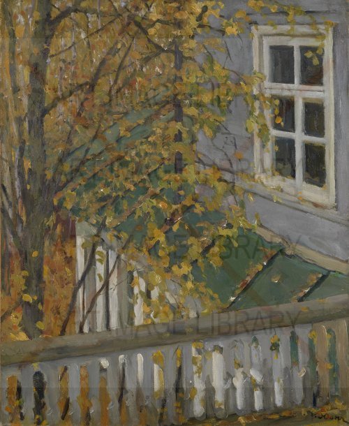 Image no. 4215: View from a Balcony in Autumn (Konstantin Yuon), code=S, ord=0, date=early 20th century