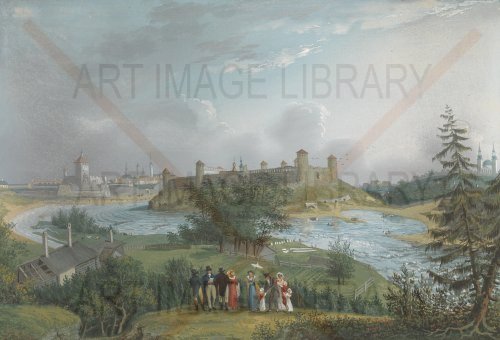 Image no. 4221: View of the Ivangorod Fort... (Johannes Hau), code=S, ord=0, date=1820