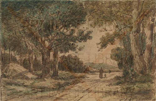 Image no. 4231: Forest Path (Alexey Bogolyubov), code=S, ord=0, date=mid 19th century