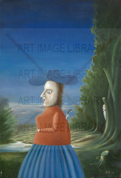 Image no. 4234: Woman with a Hat (Leonid Purygin), code=S, ord=0, date=1988