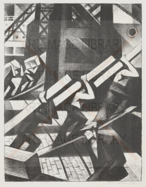 Image no. 3474: Loading the Ship (Christopher Richard Wynne Nevinson), code=S, ord=0, date=1917