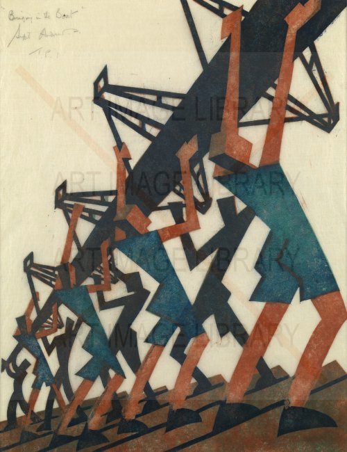 Image no. 3372: Bringing in the Boat. (Sybil Andrews), code=S, ord=0, date=1933